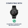 kwmobile Ersatzarmband kompatibel mit 22mm Amazfit Bip 6 / Bip 5 Unity / Bip 5 / GTS 3 / Balance 2 / Helio Strap Armband - Fitnesstracker Band mit Magnetverschluss