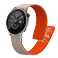 kwmobile Ersatzarmband kompatibel mit 22mm Amazfit Bip 6 / Bip 5 Unity / Bip 5 / GTS 3 / Balance 2 / Helio Strap Armband - Fitnesstracker Silikon Band mit Magnetverschluss Beige Orange Beige  [dsg02]