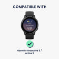 kwmobile Ersatzarmband kompatibel mit Garmin vivoactive 5 / active 5 Armband - Fitnesstracker Band mit Magnetverschluss