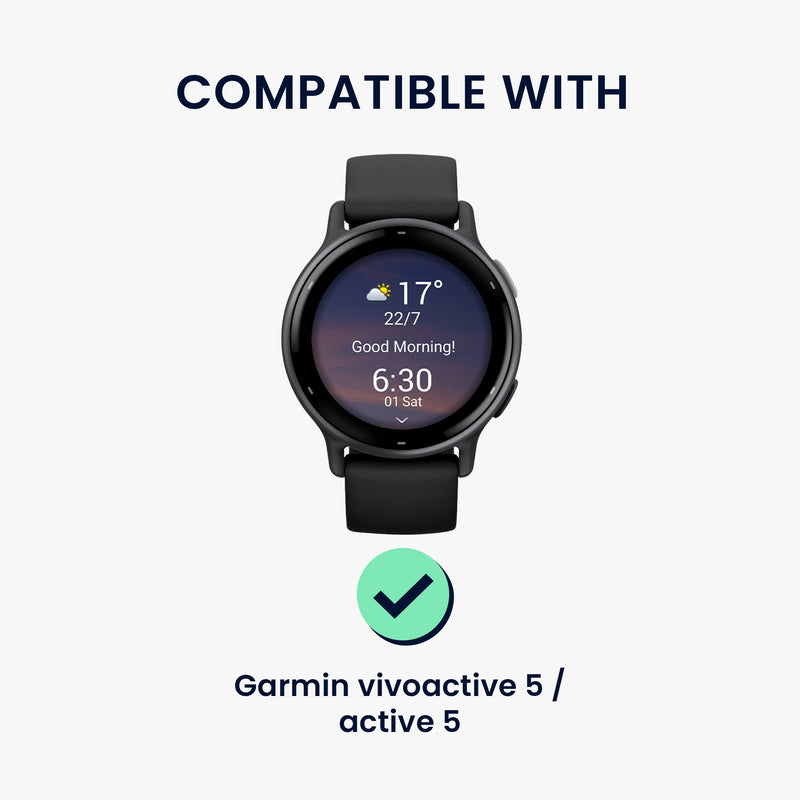 kwmobile Ersatzarmband kompatibel mit Garmin vivoactive 5 / active 5 Armband - Fitnesstracker Band mit Magnetverschluss