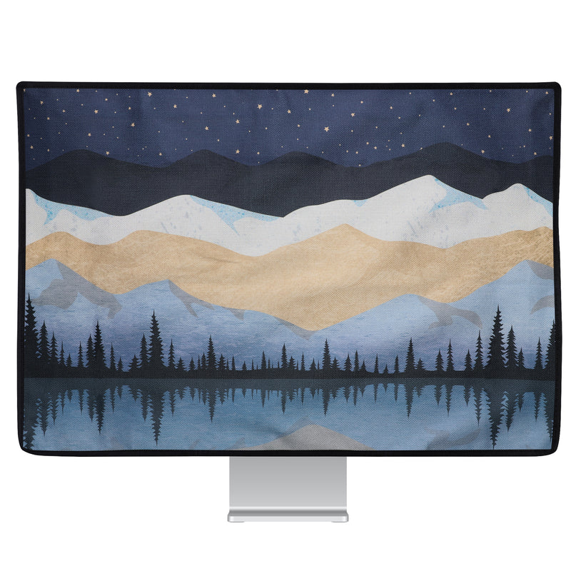 kwmobile Hülle kompatibel mit 31-32" Monitor Schutzhülle Staubschutz Abdeckhaube für PC Bildschirm Computer Screen Cover Staubhaube Haube