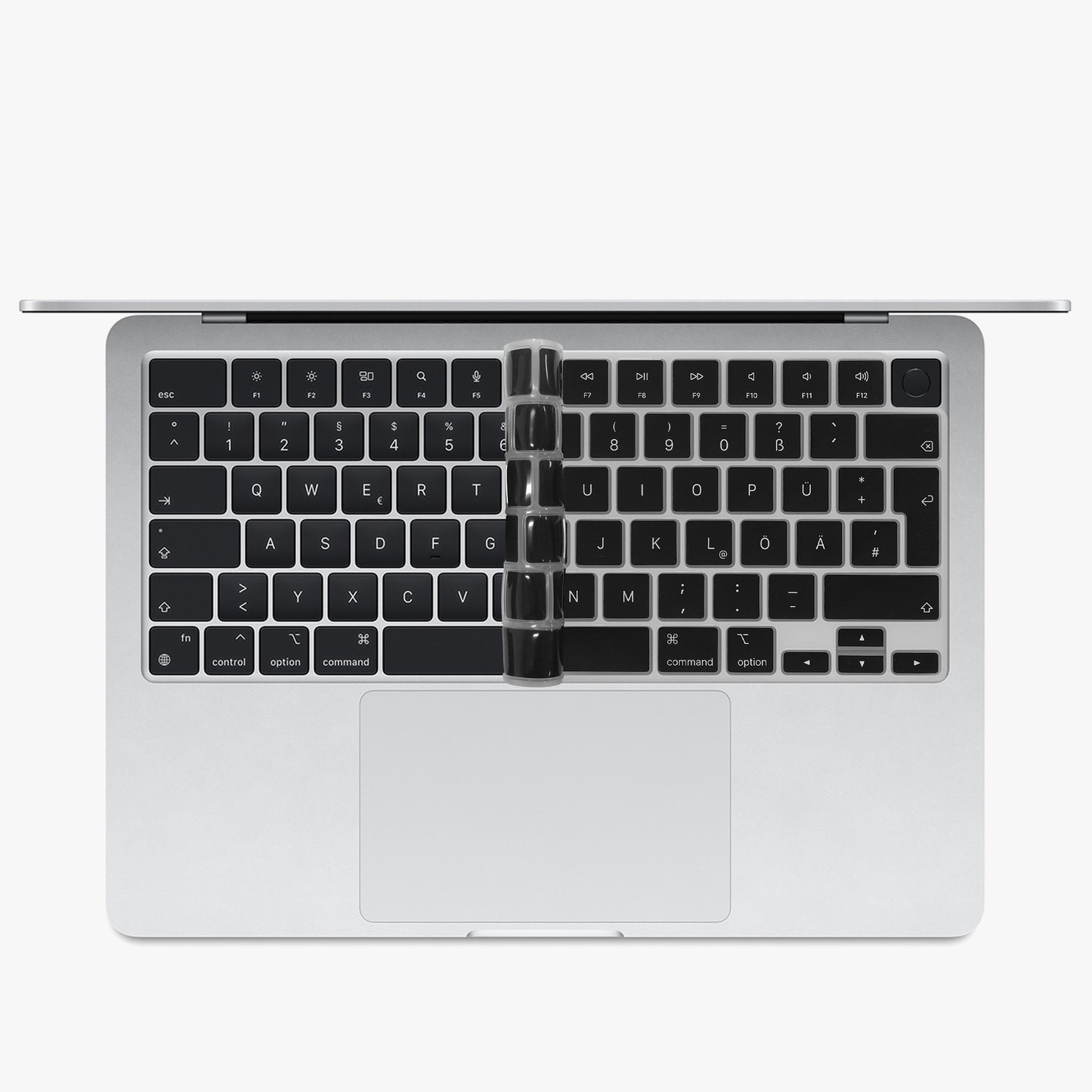 kwmobile Tastaturschutz für Apple Macbook Air 13.6 M3 2024 A3113 QWERTZ Keyboard Cover Abdeckung