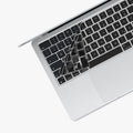 kwmobile Tastaturschutz für Apple Macbook Air 13.6 M3 2024 A3113 QWERTZ Keyboard Cover Abdeckung