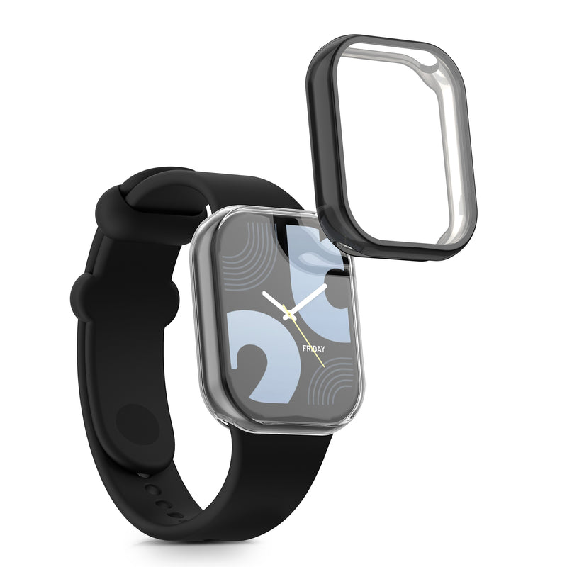kwmobile Silikon Hülle für Xiaomi Mi Band 8 Pro Schutzhülle Fullbody Display Cover Set