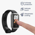 kwmobile Silikon Hülle für Xiaomi Smart Band 8 Active / Redmi Band 2 Schutzhülle Fullbody Display Cover Set