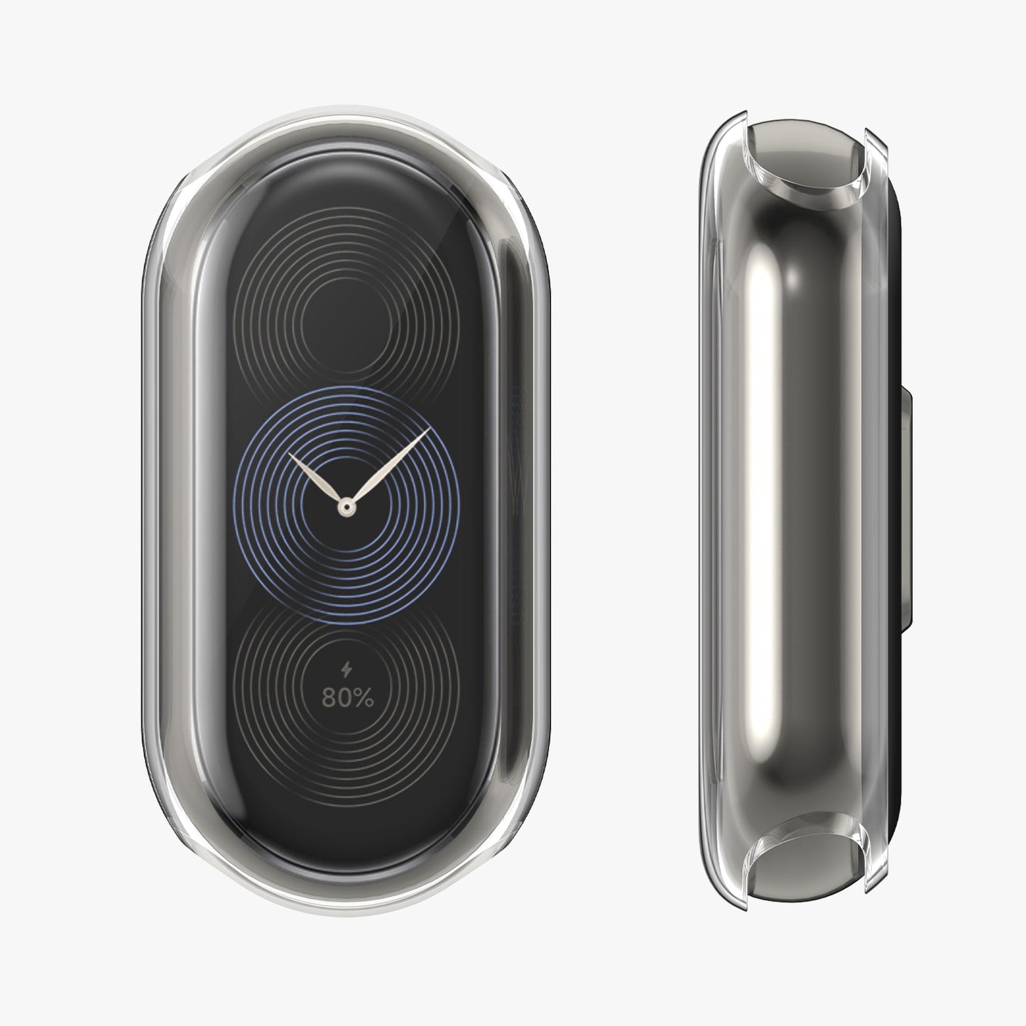 kwmobile Silikon Hülle für Xiaomi Mi Band 9 Schutzhülle Fullbody Display Cover Set