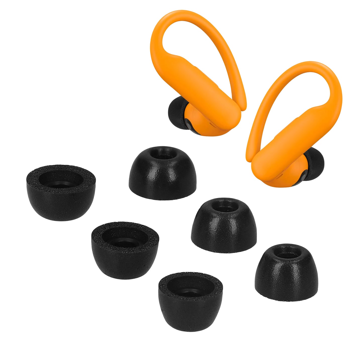 kwmobile Ersatz In Ear Kopfhörer kompatibel mit Beats Powerbeats Pro 2 Polster Ohrstöpsel In-Ear Ohrhörer