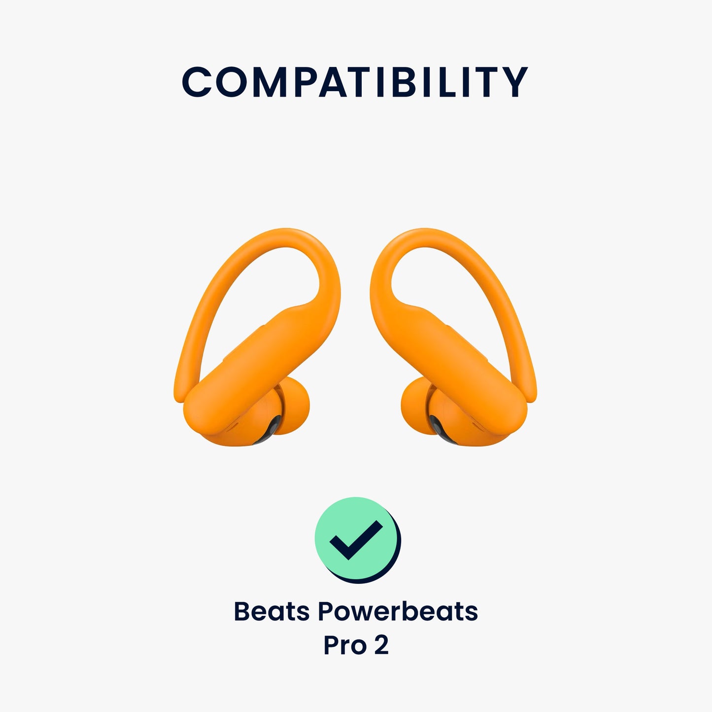 kwmobile Ersatz In Ear Kopfhörer kompatibel mit Beats Powerbeats Pro 2 Polster Ohrstöpsel In-Ear Ohrhörer