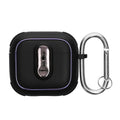 kwmobile Hülle kompatibel mit Apple Airpods 4 Hülle Kopfhörer Case TPU Cover mit Karabiner Stoßfeste Schutzhülle
