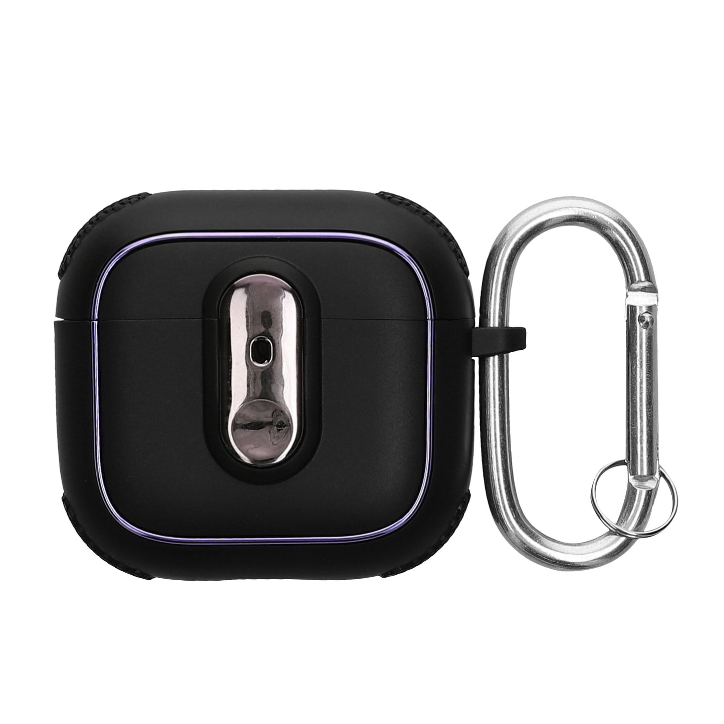 kwmobile Hülle kompatibel mit Apple Airpods 4 Hülle Kopfhörer Case TPU Cover mit Karabiner Stoßfeste Schutzhülle