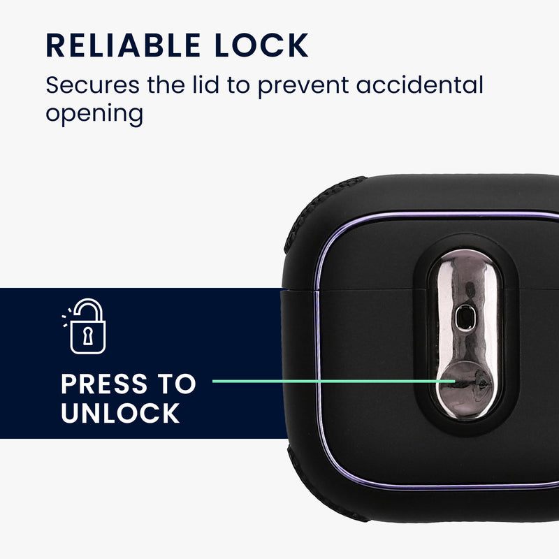 kwmobile Hülle kompatibel mit Apple Airpods 4 Hülle Kopfhörer Case TPU Cover mit Karabiner Stoßfeste Schutzhülle