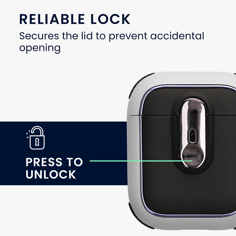 kwmobile Hülle kompatibel mit Apple Airpods 1 & 2 Kopfhörer Case TPU Cover mit Karabiner Stoßfeste Schutzhülle