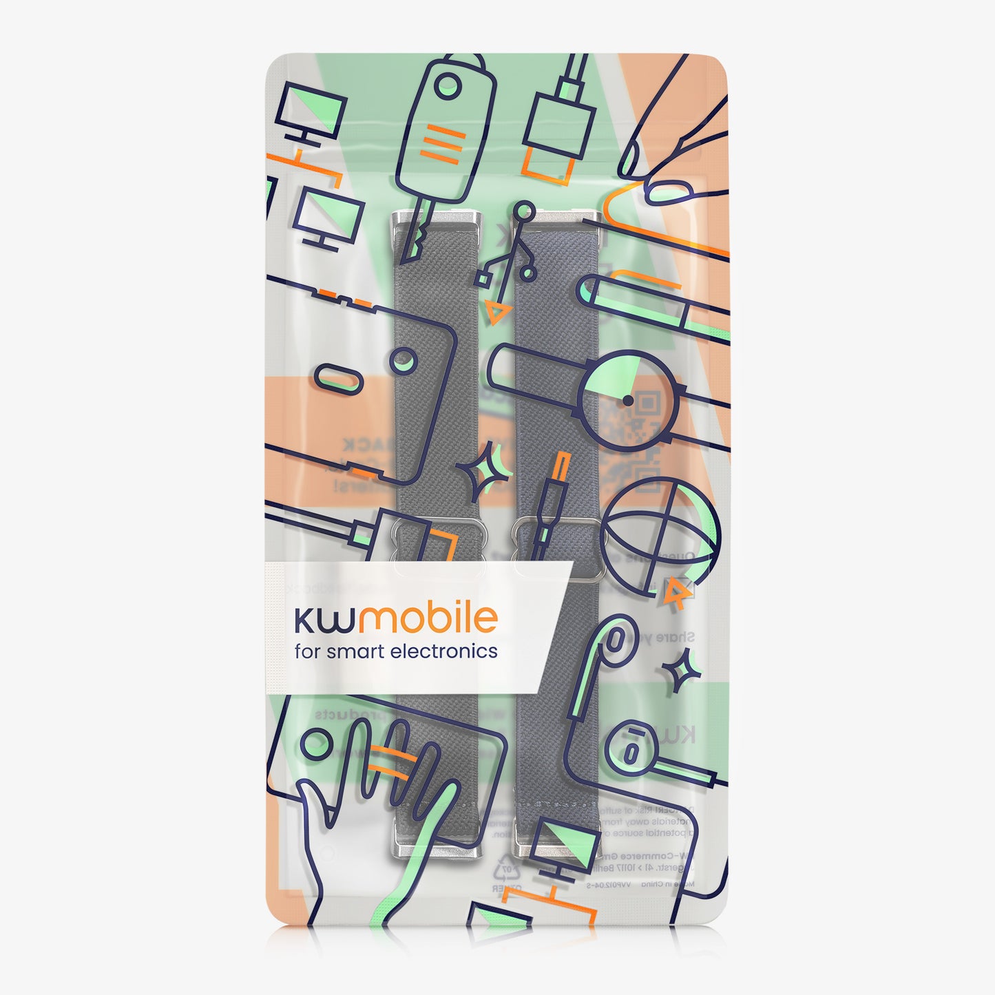kwmobile Uhrenarmband für Huawei Band 10 / 9 / 8 Armband Fitnesstracker Band Set Ersatzarmband Smartwatch