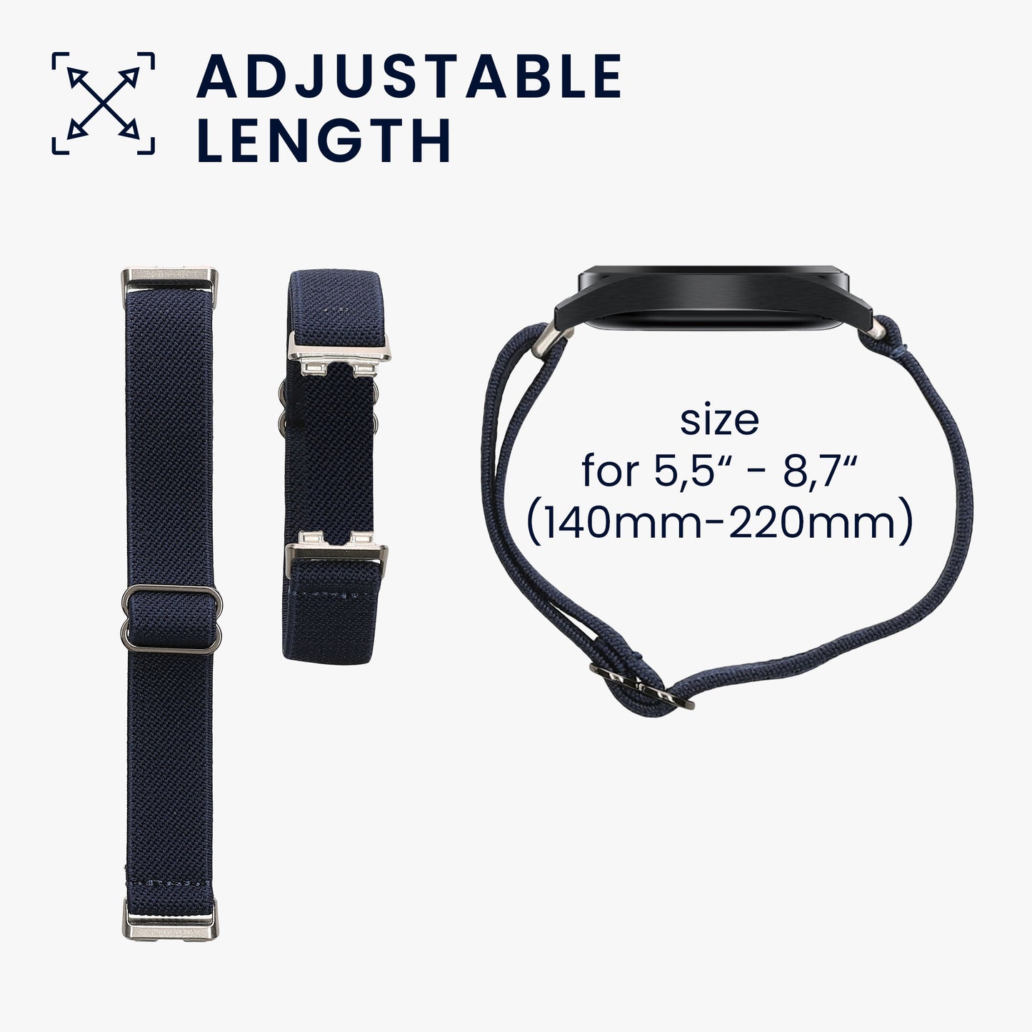 kwmobile Uhrenarmband für Huawei Band 10 / 9 / 8 Armband Fitnesstracker Band Set Ersatzarmband Smartwatch