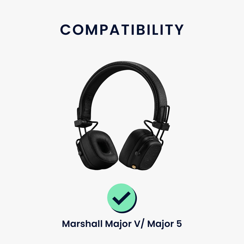 kwmobile Ohr Polster für Marshall Major V / Major 5 Kopfhörer Ersatzteile