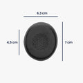 kwmobile Ohr Polster für Jabra Evolve2 55 Ohrpolster Ersatz Kopfhörer Ersatzteile Kopfhörer Ersatzpolster Over Ear Headphones