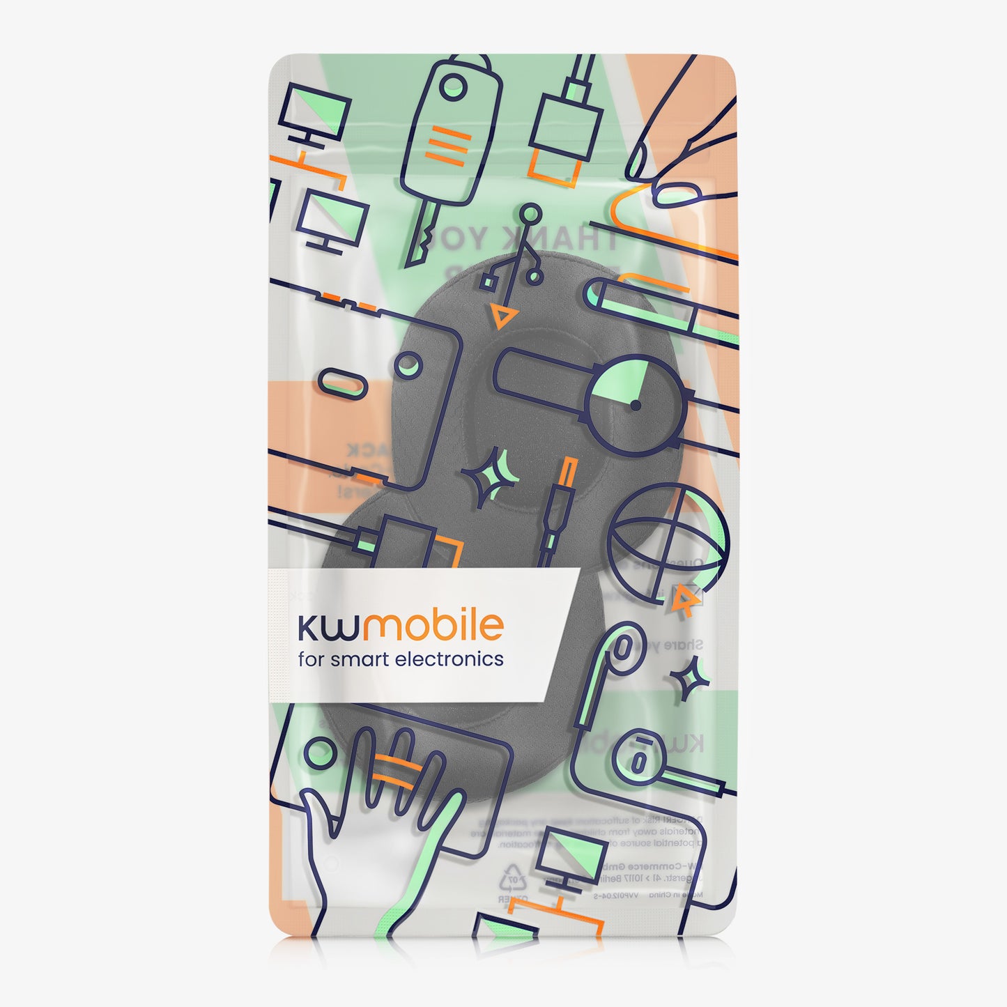 kwmobile Ohr Polster für OneOdio A70 / A71 Ohrpolster Ersatz Kopfhörer Ersatzteile Over Ear Headphones