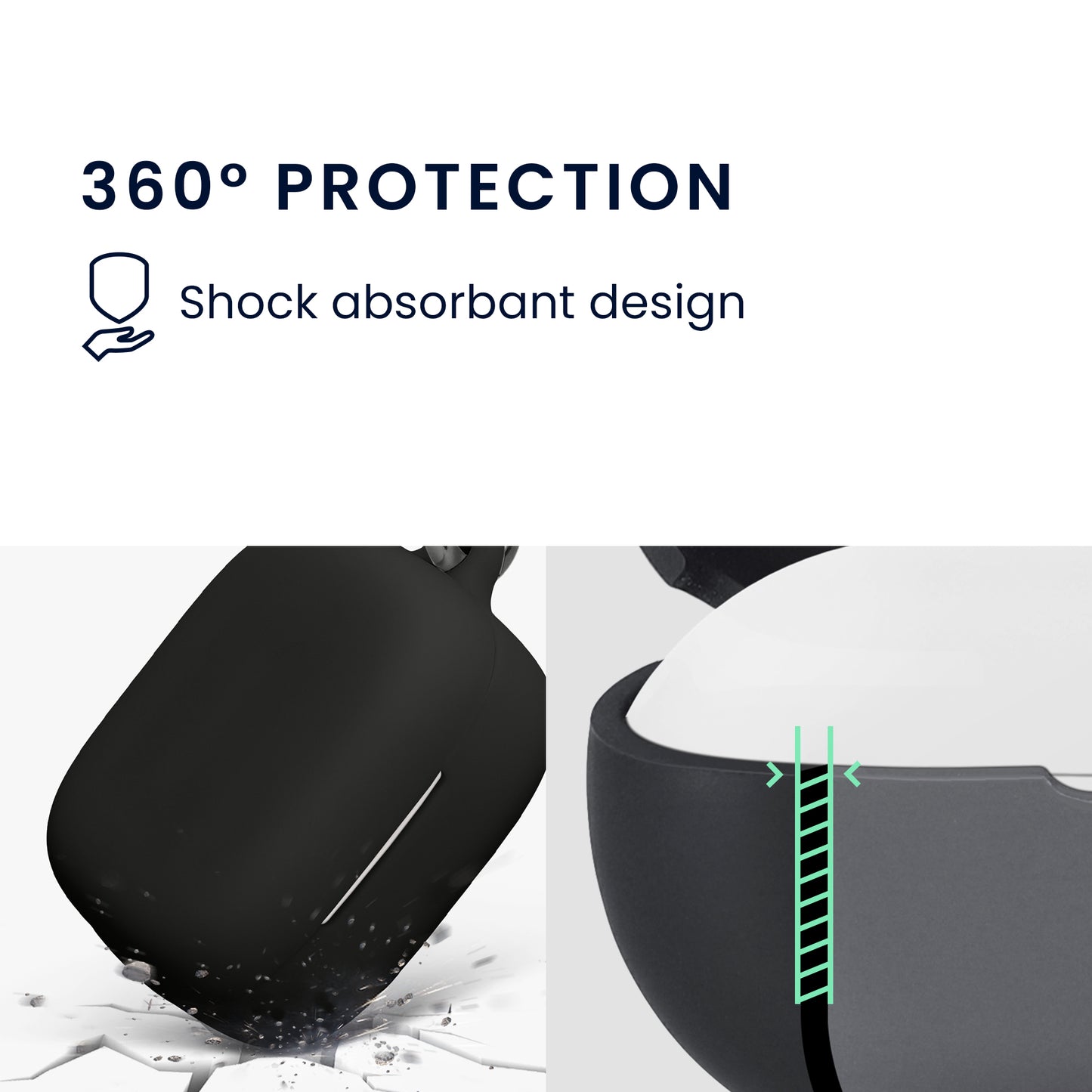 kwmobile Hülle kompatibel mit Huawei FreeArc Kopfhörer - Schutzhülle Etui Case Cover Schoner