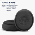 kwmobile Ohr Polster für Jabra Evolve 2 50 Ohrpolster Ersatz Ohrpolster Kopfhörer Ersatzteile Kopfhörer Ersatzpolster für Over Ear Headphones