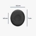 kwmobile Ohr Polster für Jabra Evolve 2 50 Ohrpolster Ersatz Ohrpolster Kopfhörer Ersatzteile Kopfhörer Ersatzpolster für Over Ear Headphones