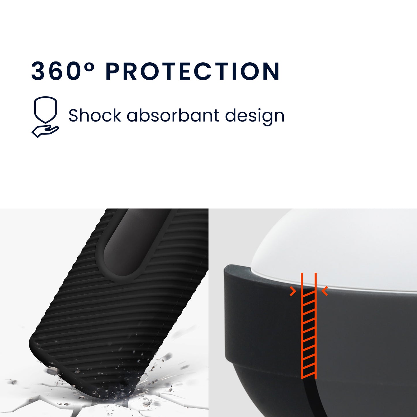 kwmobile Hülle kompatibel mit Skullcandy Dime Evo Hülle - Kopfhörer Case - Schutzhülle