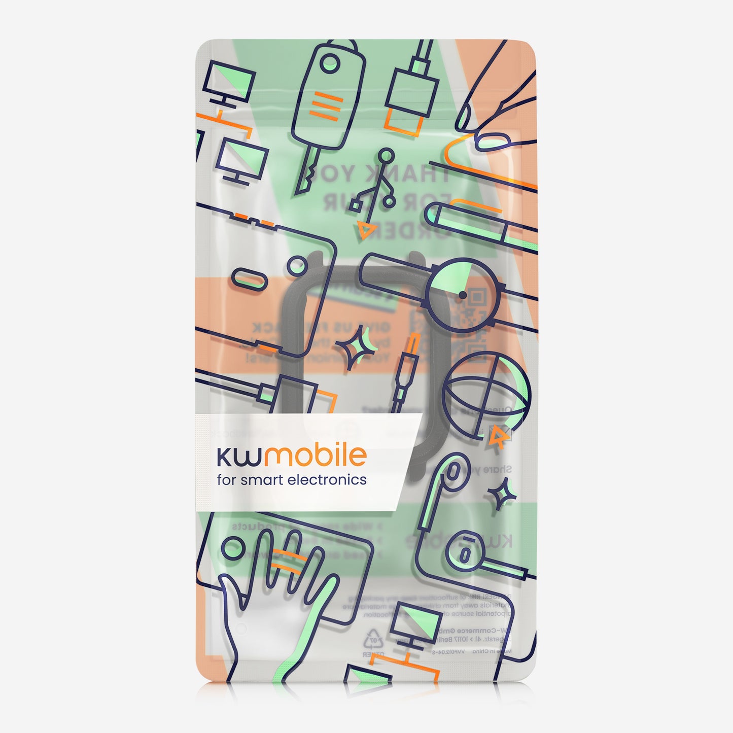 kwmobile Schutzhülle kompatibel mit Xiaomi Redmi Watch 5 Active Hülle - Fitness Tracker Case - Soft Smartwatch Case