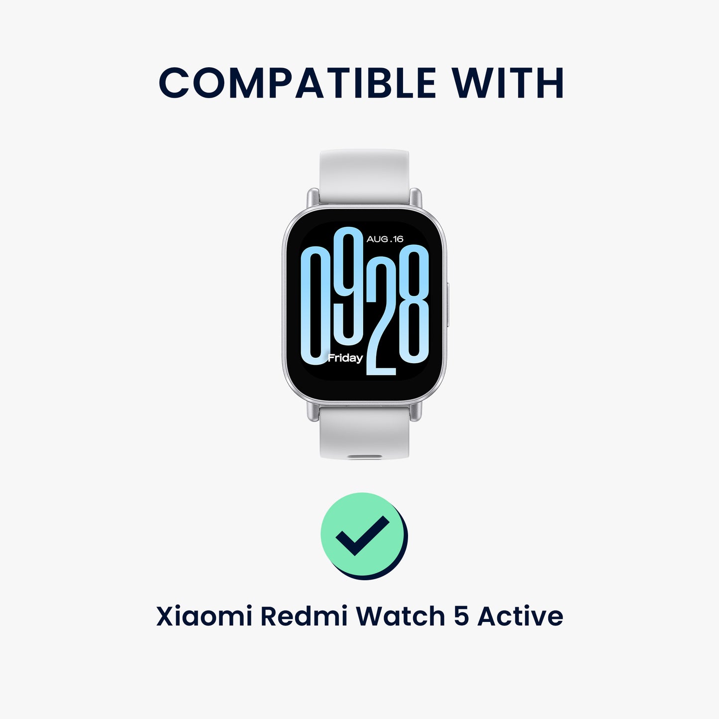 kwmobile Schutzhülle kompatibel mit Xiaomi Redmi Watch 5 Active Hülle - Fitness Tracker Case - Soft Smartwatch Case