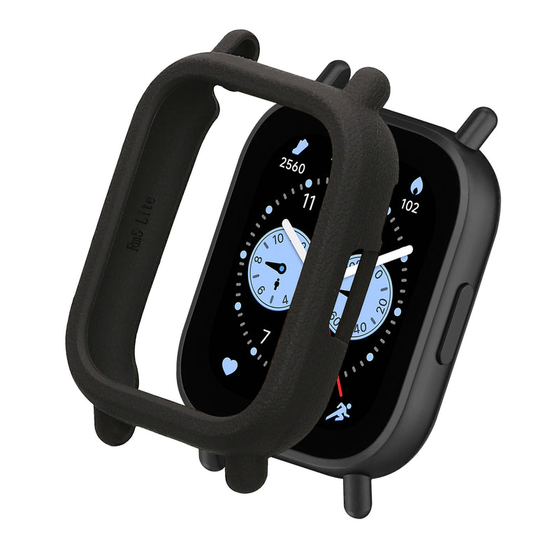 kwmobile Schutzhülle kompatibel mit Xiaomi Redmi Watch 5 Lite Hülle - Fitness Tracker Case aus TPU - Soft Smartwatch Case Schwarz Schwarz  