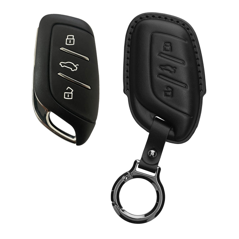 kwmobile Premium Autoschlüssel Schutzhülle kompatibel mit MG 3-Tasten ZS MG4 MG5 MG6 Hülle - Schlüssel Tasche