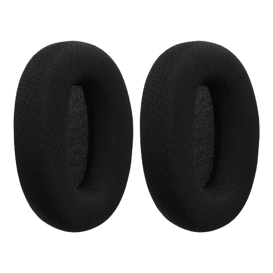 kwmobile 2x Mesh Polyester Ohr Polster für Skullcandy Crusher ANC 2 Ohrpolster - Ersatz Ohrpolster - Kopfhörer Ersatzteile - Kopfhörer Ersatzpolster für Over Ear Headphones Schwarz  