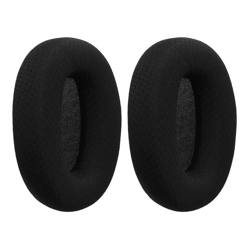 kwmobile 2x Mesh Polyester Ohr Polster für Skullcandy Crusher ANC 2 Ohrpolster - Ersatz Ohrpolster - Kopfhörer Ersatzteile - Kopfhörer Ersatzpolster für Over Ear Headphones Schwarz  