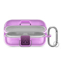 kwmobile Hülle für Sony WF-C510 Case - TPU Silikon Schutzhülle - Kopfhörer Cover - Transparent Violett matt Transparent  [dsg02]