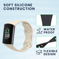 kwmobile Uhrenarmband für Fitbit Charge 6 / Charge 5 Armband Fitnesstracker Band Set Ersatzarmband Smartwatch