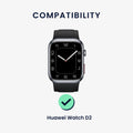 kwmobile Silikon Uhrenarmband für Huawei Watch D2 Armband Ersatzarmband für Fitnesstracker Wechselarmband Smartwatch
