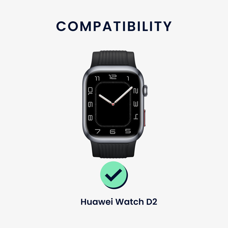 kwmobile Silikon Uhrenarmband für Huawei Watch D2 Armband Ersatzarmband für Fitnesstracker Wechselarmband Smartwatch