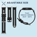 kwmobile Silikon Uhrenarmband für Huawei Watch D2 Armband Ersatzarmband für Fitnesstracker Wechselarmband Smartwatch