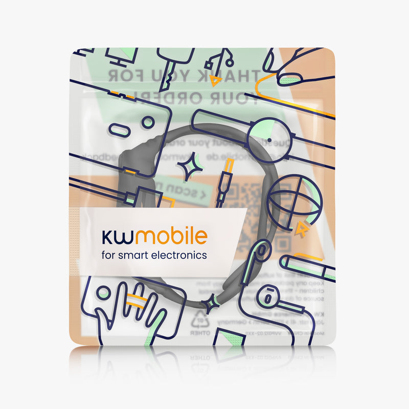 kwmobile Sportarmband kompatibel mit Xiaomi Redmi Watch 3 Active / Redmi Watch 3 Lite - Armband für Fitnesstracker - mit Schutz Bumper