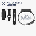 kwmobile Sportarmband kompatibel mit Xiaomi Redmi Watch 3 Active / Redmi Watch 3 Lite - Armband für Fitnesstracker - mit Schutz Bumper