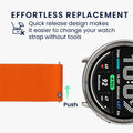 kwmobile Ersatzarmband kompatibel mit 20mm Amazfit Active 2 / 2 Square / Active Edge / Bip 3 / GTS 3 4 Armband - Fitnesstracker Band mit Magnetverschluss