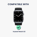kwmobile Adapter mit 22mm Bandbreite kompatibel mit Huawei Watch D2 Uhrenarmband Smartwatch Armband Anschlussadapter Set