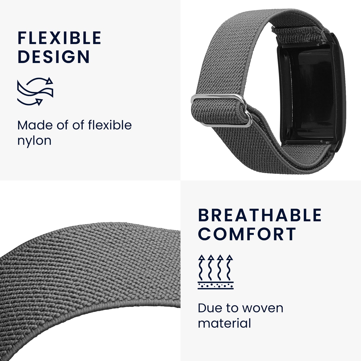 kwmobile Armband kompatibel mit Whoop 5.0 / Whoop 4.0 / 3.0