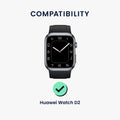 kwmobile Displayschutzfolie kompatibel mit Huawei Watch D2 Folie - Schutzfolie für Fitness Tracker - robuster Displayschutz