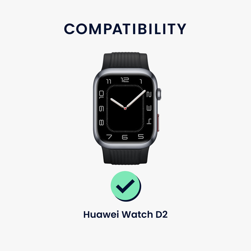 kwmobile Displayschutzfolie kompatibel mit Huawei Watch D2 Folie - Schutzfolie für Fitness Tracker - robuster Displayschutz