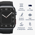 kwmobile Displayschutzfolie kompatibel mit Huawei Watch D2 Folie - Schutzfolie für Fitness Tracker - robuster Displayschutz