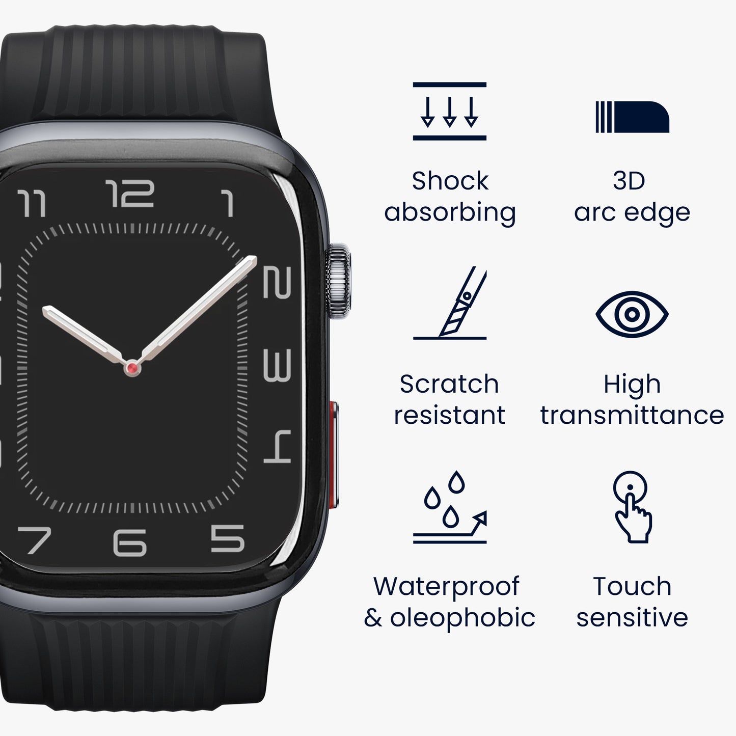 kwmobile Displayschutzfolie kompatibel mit Huawei Watch D2 Folie - Schutzfolie für Fitness Tracker - robuster Displayschutz