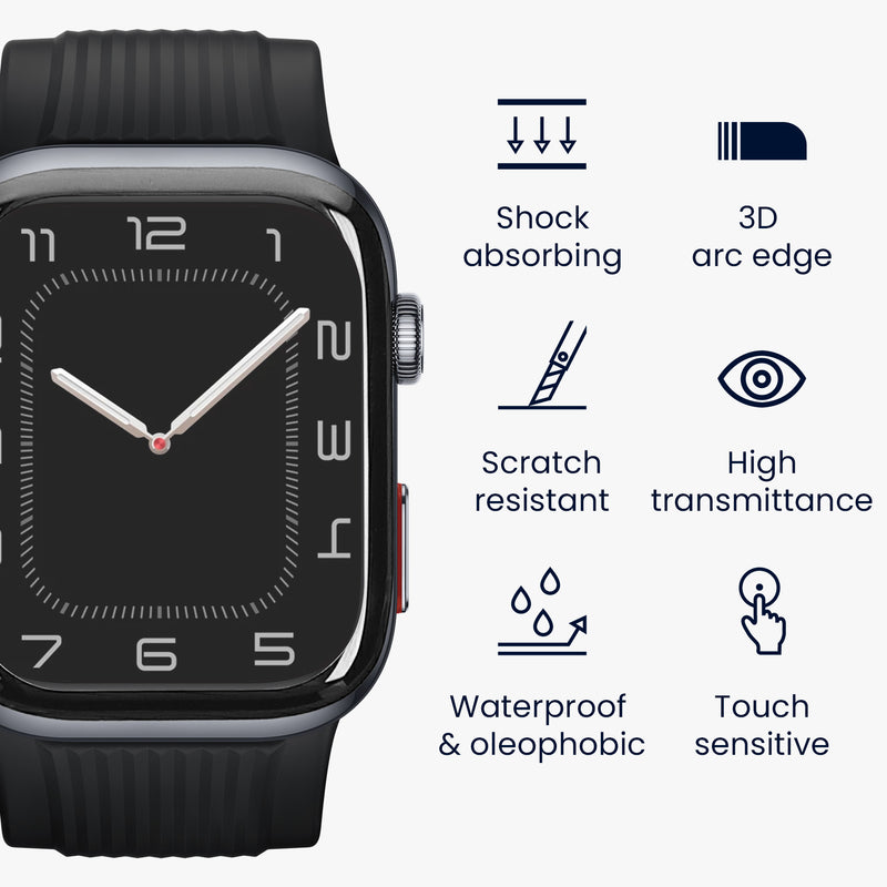 kwmobile Displayschutzfolie kompatibel mit Huawei Watch D2 Folie - Schutzfolie für Fitness Tracker - robuster Displayschutz