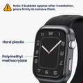 kwmobile Displayschutzfolie kompatibel mit Huawei Watch D2 Folie - Schutzfolie für Fitness Tracker - robuster Displayschutz