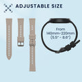 kwmobile Uhrenarmband für Withings Scanwatch Light 37mm / Withings Scanwatch 2 38mm Armband Fitnesstracker Band Set Ersatzarmband Smartwatch