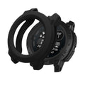 kwmobile Schutzhülle kompatibel mit Garmin Instinct 3 45mm Hülle - Fitness Tracker Case aus TPU - Soft Smartwatch Case Schwarz Schwarz  