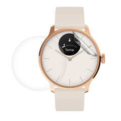kwmobile 3x Transparente Displayschutzfolie kompatibel mit Withings Scanwatch Light 37mm - Schutzfolie für Fitness Tracker Displayschutz Transparent  